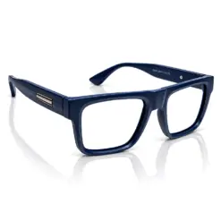 Navy Square Bold Eyeglasses - 8490 10 Navy Square Bold Eyeglasses