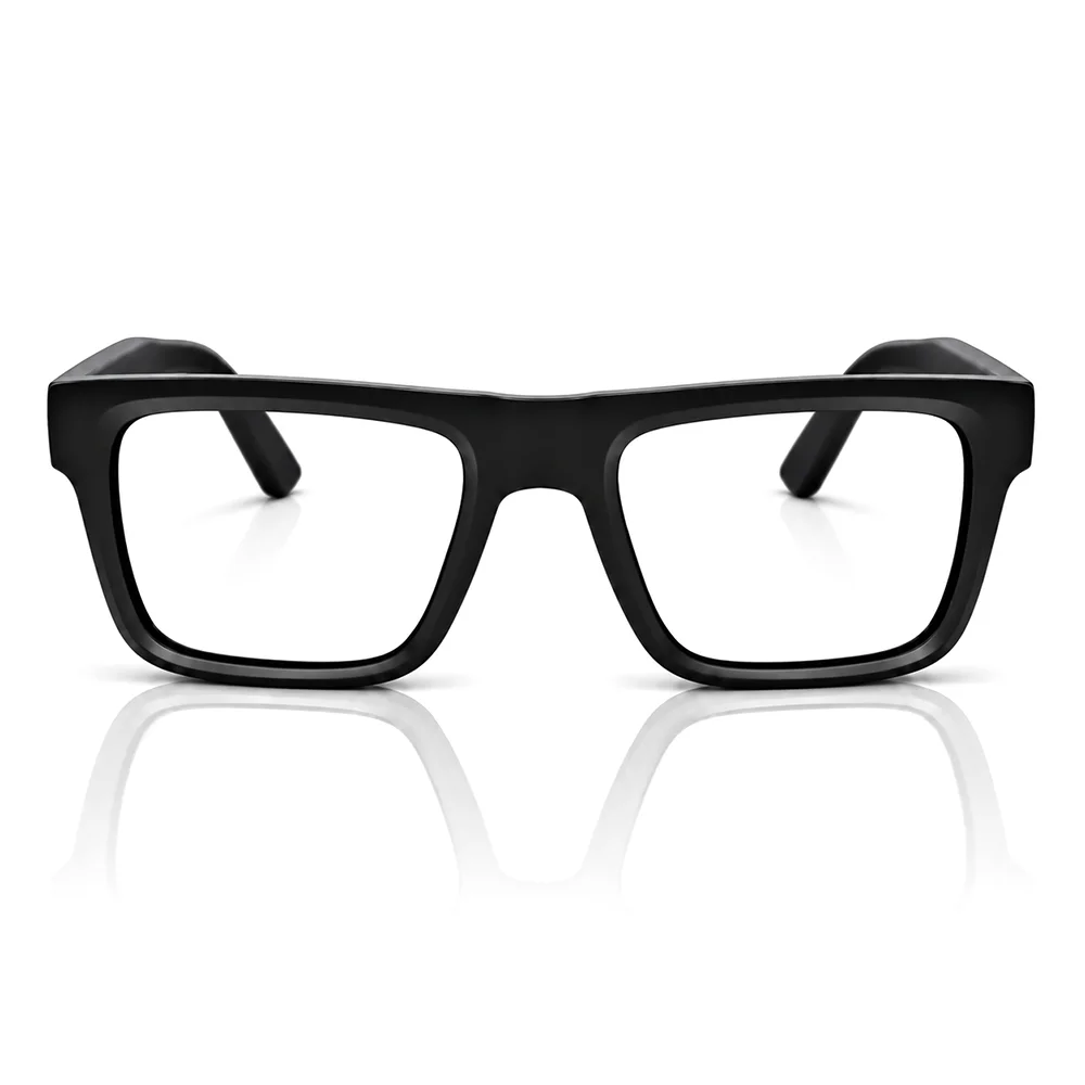 Black Square Bold Eyeglasses - 8490 2 Black Square Bold Eyeglasses