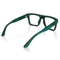 Green Square Bold Eyeglasses
