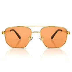 Orange Golden Turban Fit Sunglasses