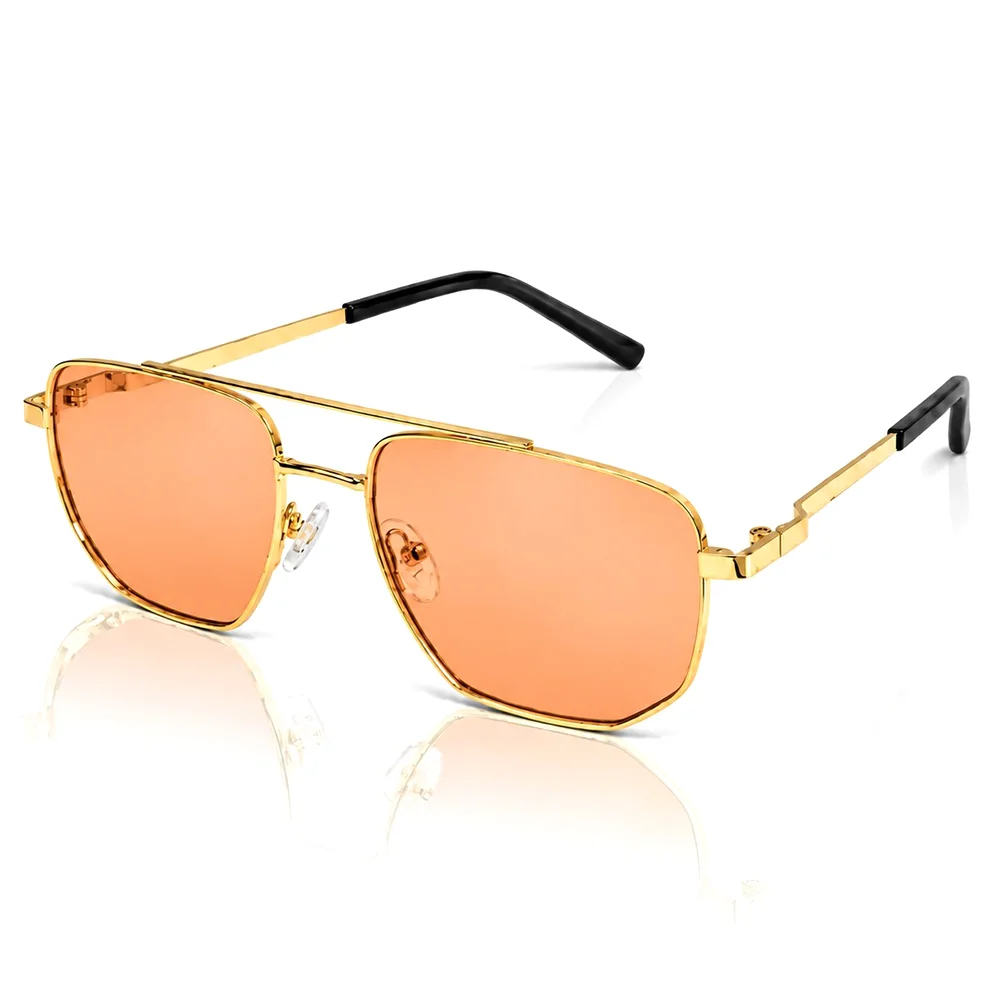 Orange Golden Turban Fit Sunglasses - 4265 1 Orange Golden Turban Fit Sunglasses